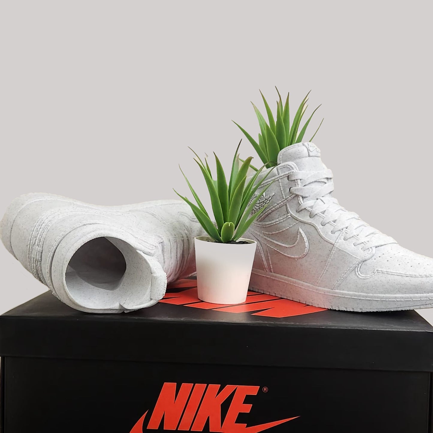 3D Printed Sneaker Planter Jordan 1 "Marble"